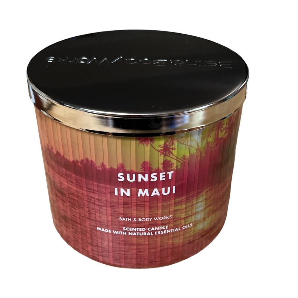 Bath & Body Works Sunset In Maui 3-Wick Candle